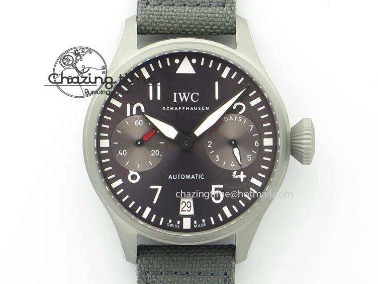 MIROTIME 0117 SunProtective Big Pilot Real PR IW500910 “Patrouille Suisse” ZF 1:1 Best Edition On Gray Nylon Strap 7278